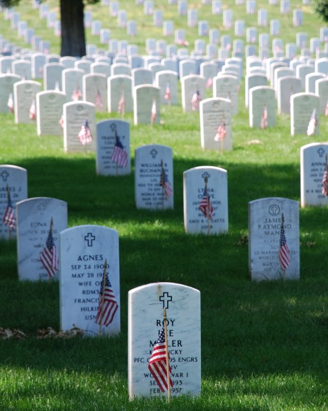 Graves at Arlington Cemetery on Memorial Day - Wikipedia