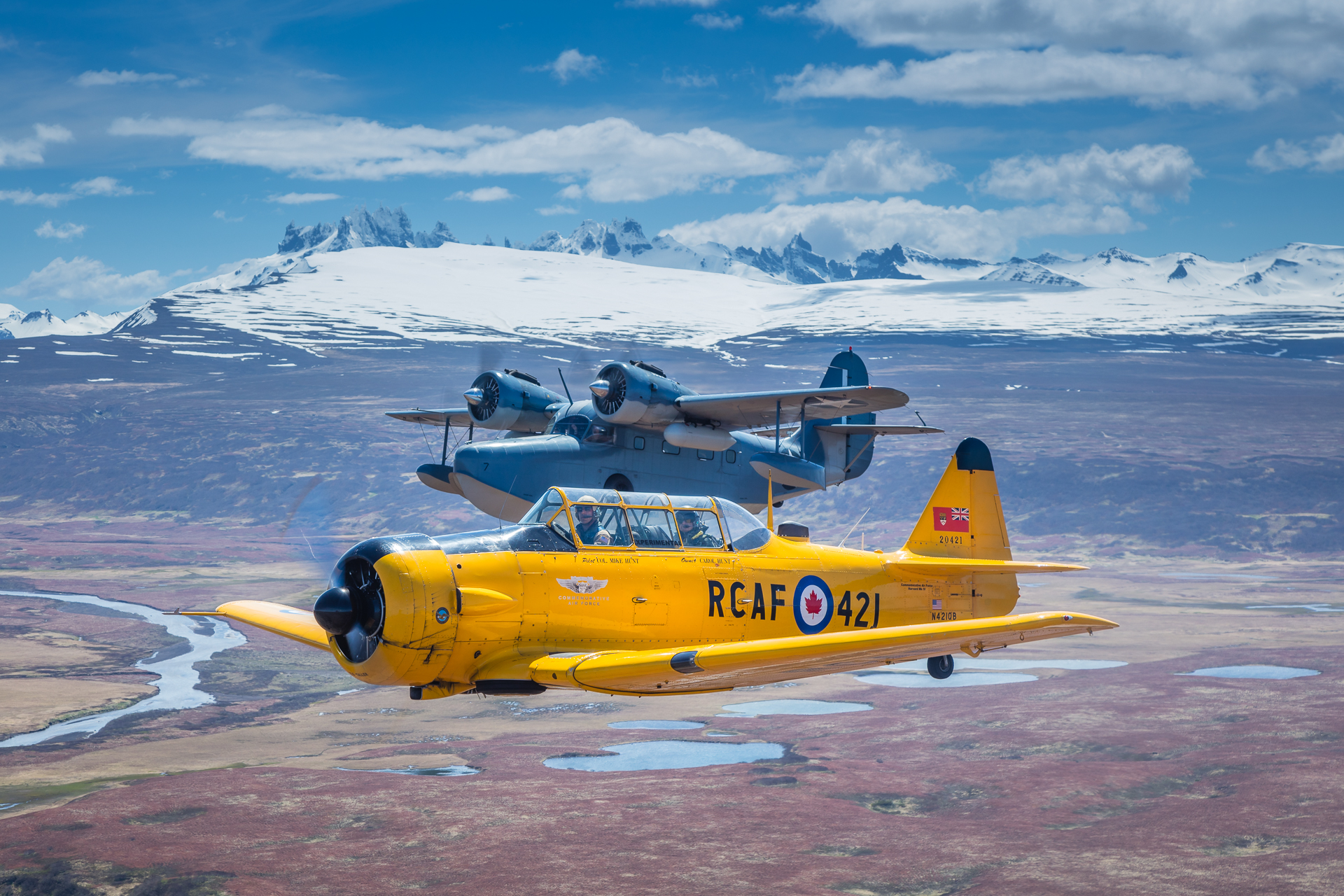 CAF Alaska Wing Harvard honors WWII RCAF-Americans and Canadian ...