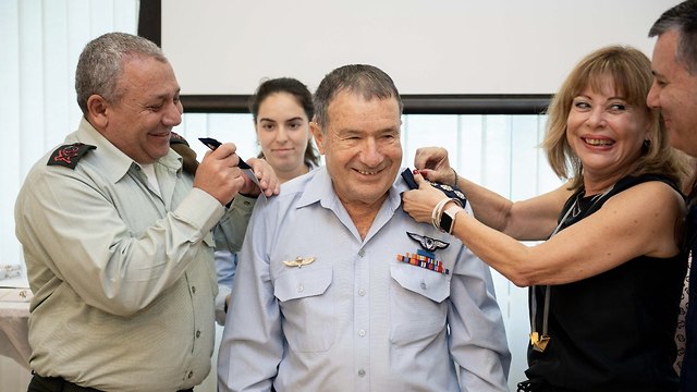 Giora Epstein being promoted to rank of brigadier-general - IDF Spokesman Unit photo